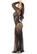 Сукня Leg Avenue Lace and Net Bodycon Gown One Size, Black SX1737 фото 4