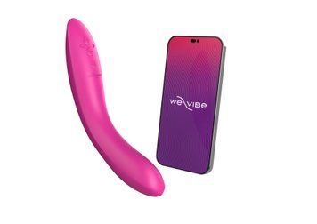 Смарт-вібратор We-Vibe &mdash; Rave 2 Twisted Pleasure Pink, для точки G та входу в піхву, 2 мотори SO8769 фото