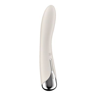Вібратор точки G з обертанням Satisfyer Spinning Vibe 1 Beige, 2 мотори SX0560 фото