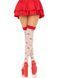 Панчохи Leg Avenue Polka Dot Mushroom Thigh Highs One Size SX1044 фото 2