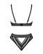 Комплект білизни Obsessive Natilya 2-pcs set XS/S, black, бюстгальтер, трусики SO7717 фото 4