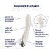 Вібратор точки G з обертанням Satisfyer Spinning Vibe 1 Beige, 2 мотори SX0560 фото 7