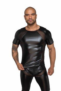 Футболка Noir Handmade H056 Men's T-shirt made of powerwetlook - 3XL SX0090 фото
