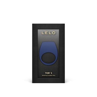 Ерекційне кільце з вібрацією LELO Tor 3 Base Blue SX0701 фото